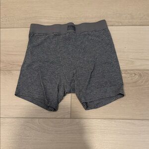 SKIMS Dark Gray Cotton Rib Boxer